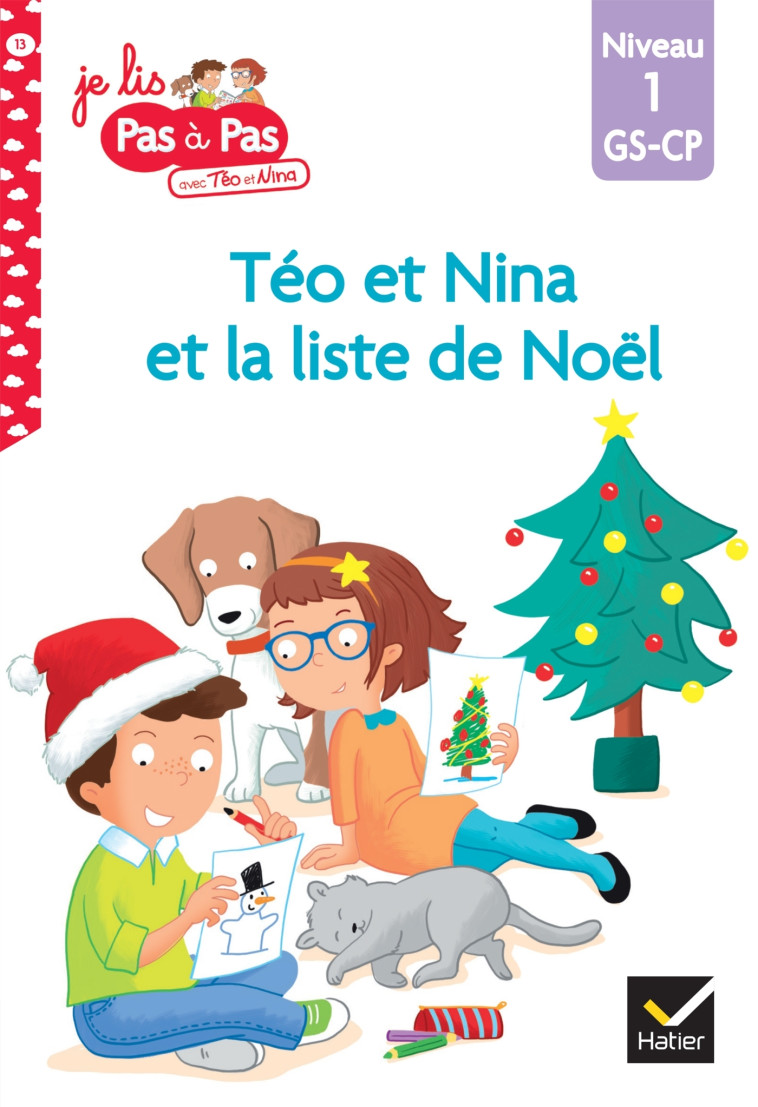 Téo et Nina GS-CP Niveau 1 - Téo et Nina et la liste de Noël - Isabelle Chavigny - HATIER