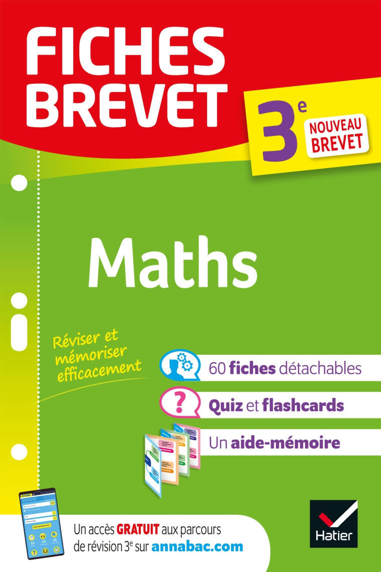 Fiches brevet Maths 3e - Brevet 2023 - Bernard Demeillers - HATIER