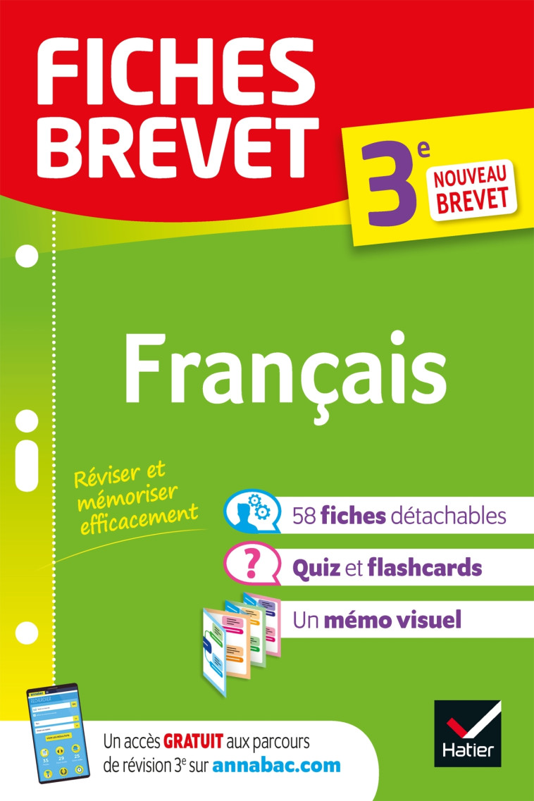 Fiches brevet Français 3e - Brevet 2023 - Sylvie Dauvin - HATIER