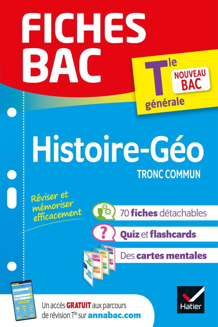 Fiches bac - Histoire-Géographie Tle - Bac 2025 -   - HATIER