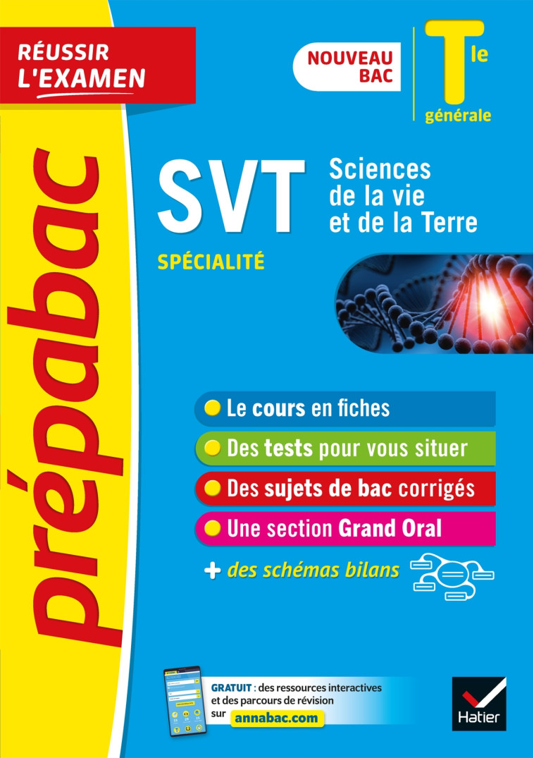 SVT Tle générale (spécialité) - Prépabac Réussir l'examen - Bac 2023 - Sébastien Castillo - HATIER