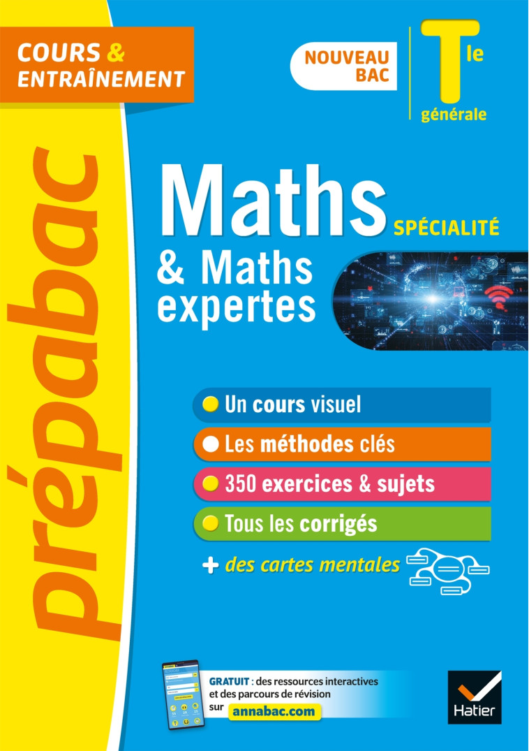 Prépabac Maths (spécialité) & Maths expertes (option) Tle générale - Bac 2023 - Michel Abadie - HATIER