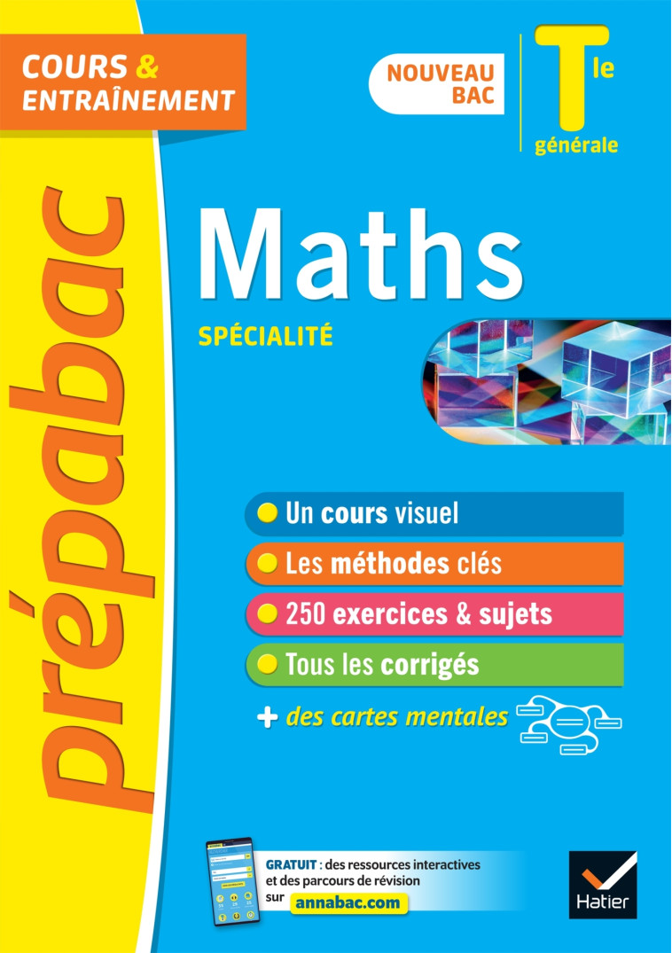 Prépabac Maths (spécialité) Tle générale  - Bac 2023 - Michel Abadie - HATIER