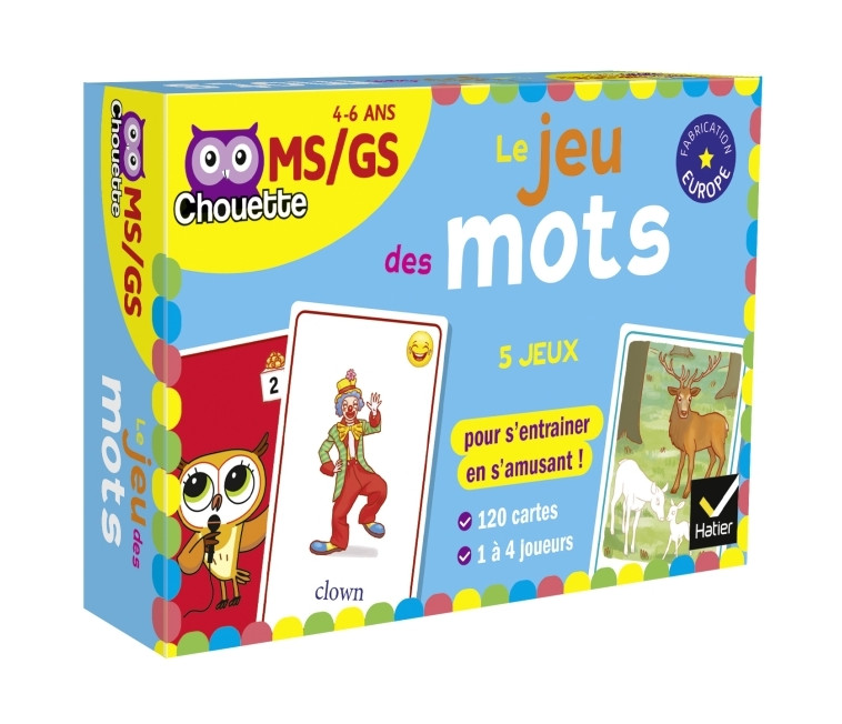 Chouette - Le jeu des mots MS-GS - Nicole Amram - HATIER