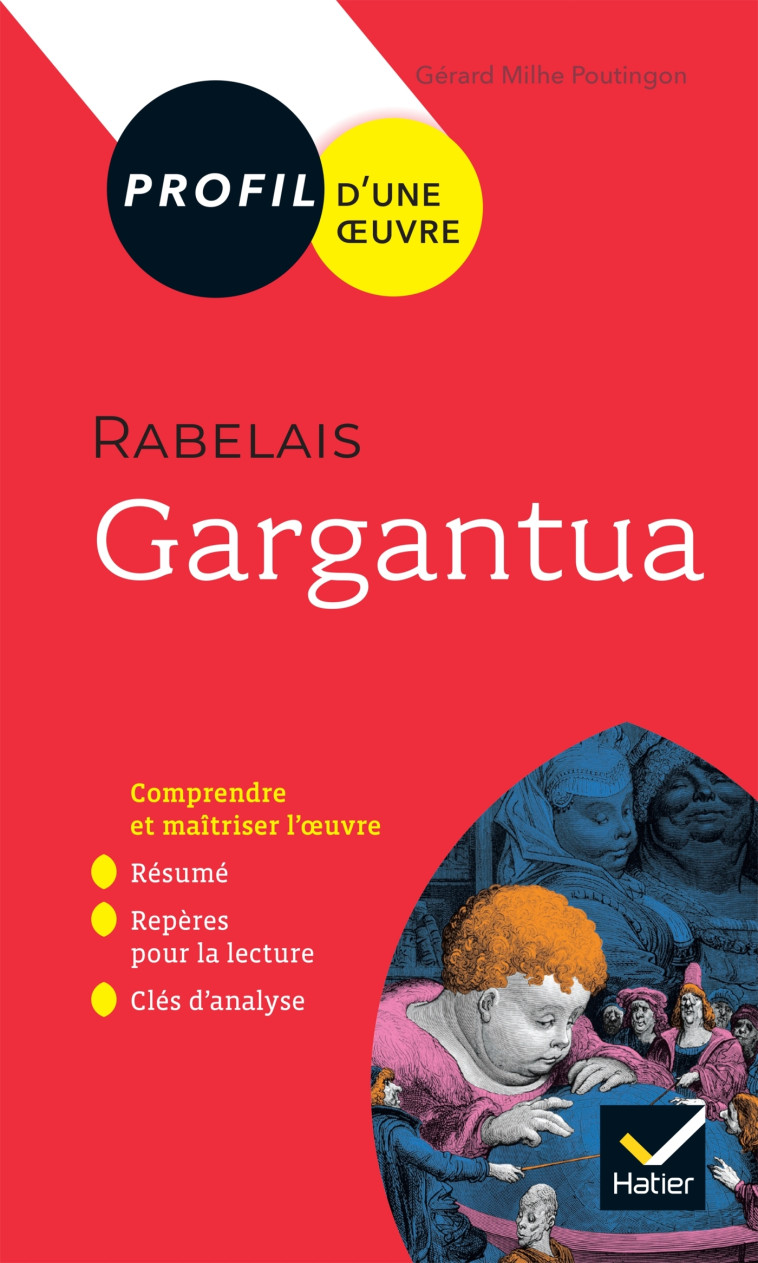 Profil - Rabelais, Gargantua (oeuvre au programme Bac 2025) - Gérard Milhe-Poutingon - HATIER