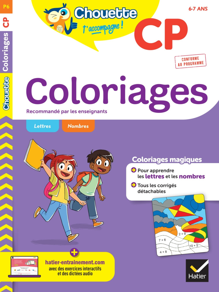 Chouette - Coloriages CP - Isabelle Arnaudon - HATIER