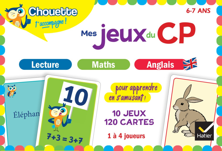 Chouette - Mes jeux du CP en lecture, maths, anglais -  Collectif - HATIER