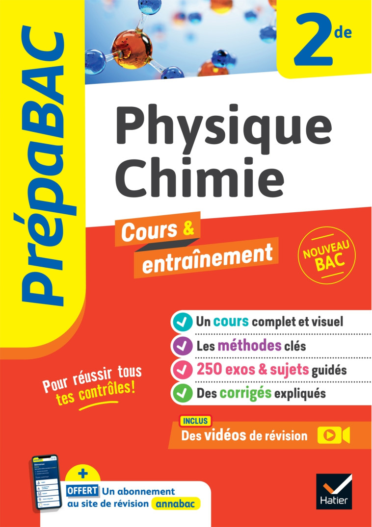 Prépabac - Physique-chimie 2de - Nathalie Benguigui - HATIER