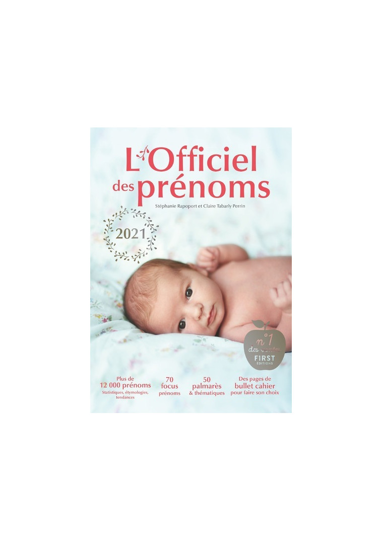 L'officiel des prénoms 2021 - Stéphanie Rapoport - FIRST