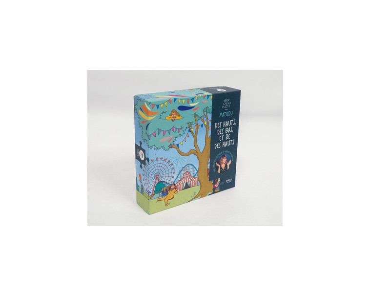 Coffret keep calm & puzzle - Des hauts, des bas, et re hauts -  Mathou - FIRST