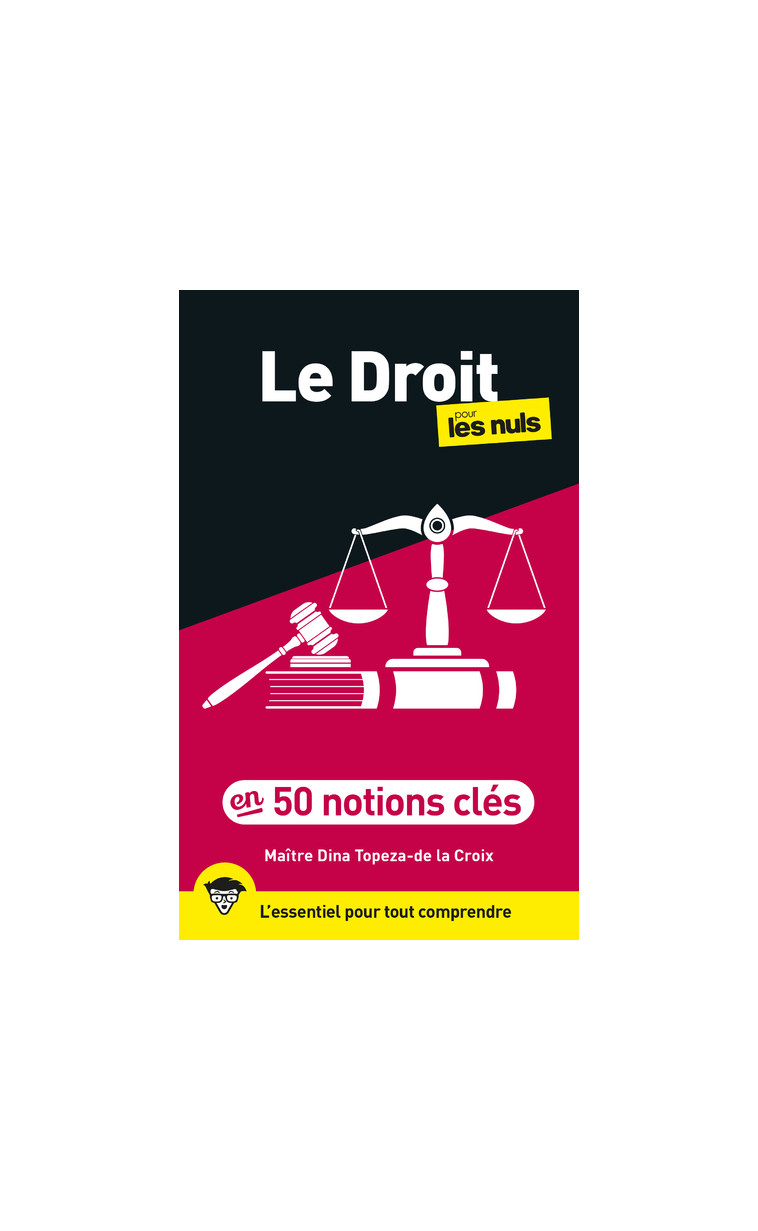 Le Droit pour les Nuls en 50 notions clés, 3e éd - Dina Topeza - POUR LES NULS