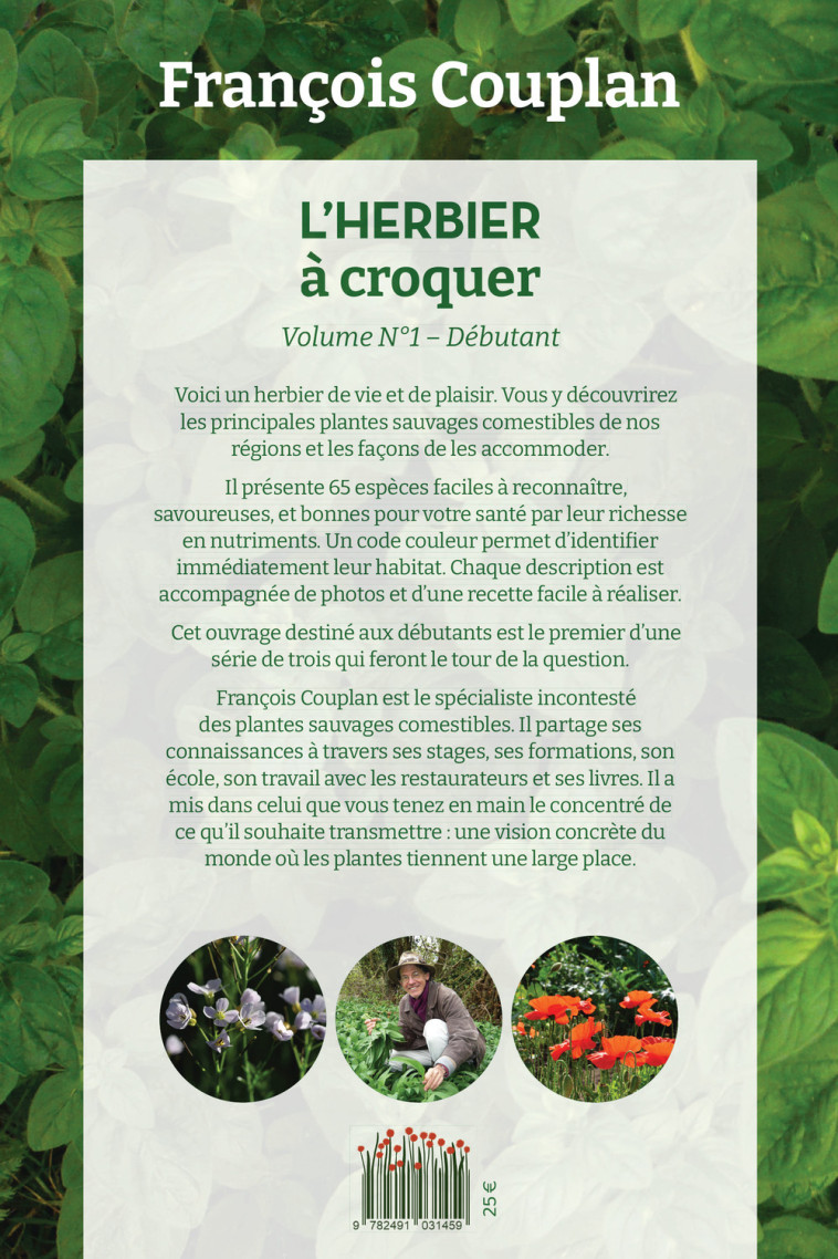 L'herbier à croquer - Débutant volume 1 - François Couplan - EXUVIE