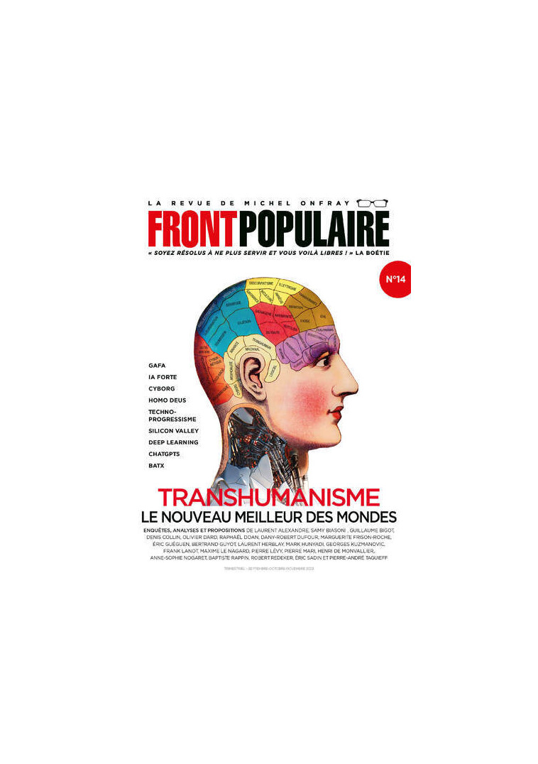 FRONT POPULAIRE - N° 14 - Michel Onfray - DU PLENITRE