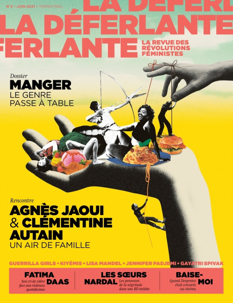 La Déferlante N°2 - Manger - Quand le genre passe à table -  Collectif - LA DEFERLANTE