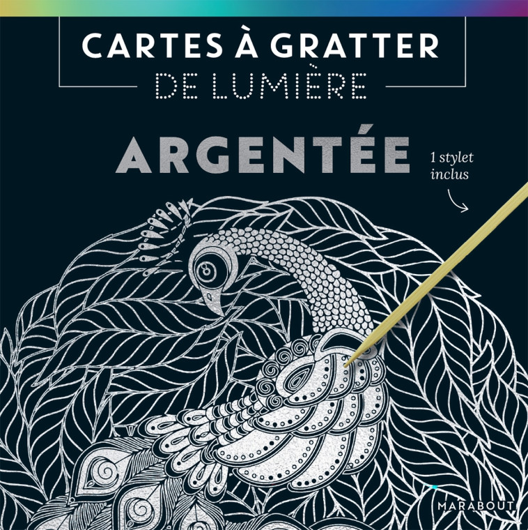 Cartes à gratter de lumière : Argentée - XXX - MARABOUT