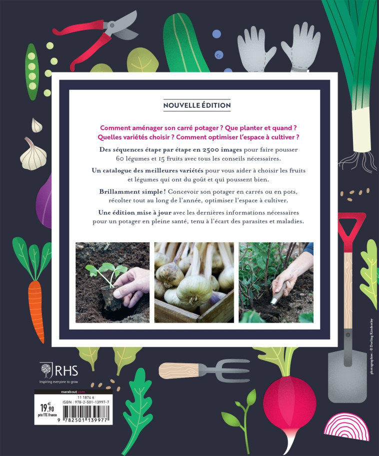 Le guide Marabout du potager en carré NED -   - MARABOUT