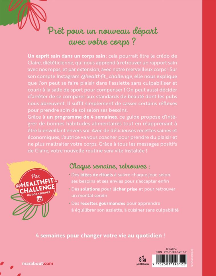 Mes petites routines - Healthy food pour un corps sain - Claire Trommenschlager - MARABOUT