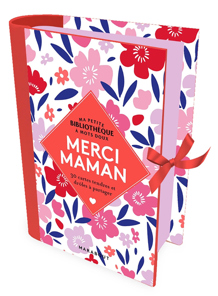 Ma petite bibliothèque à mots doux - Merci Maman -   - MARABOUT