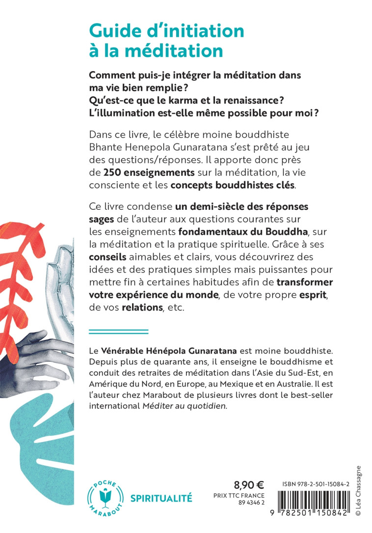 Le grand guide d'initiation à la méditation - Vénérable Hénépola Gunaratana - MARABOUT