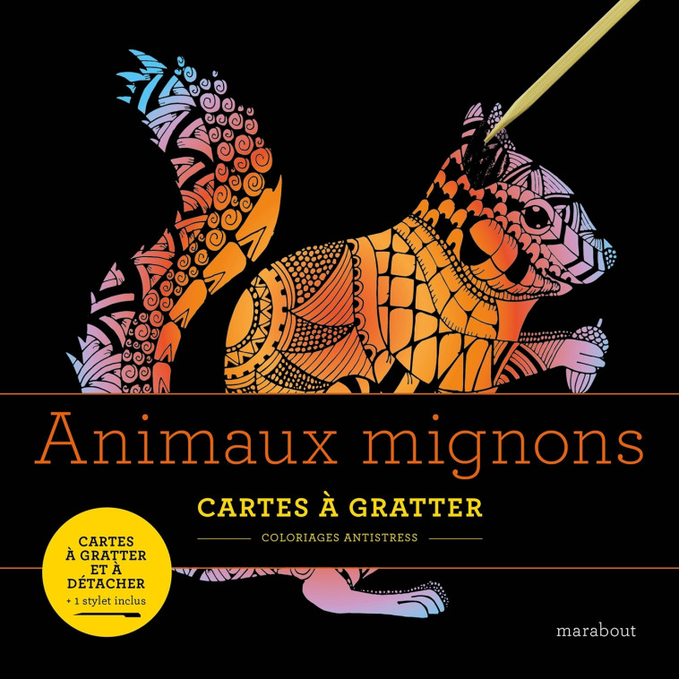 Cartes à gratter - Animaux mignons -   - MARABOUT