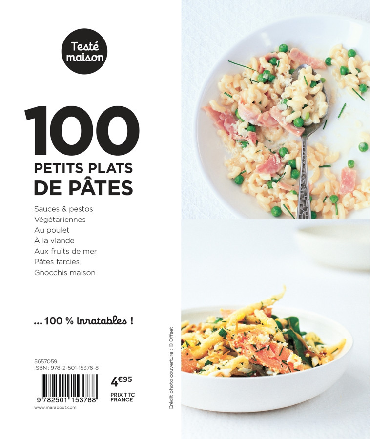 Les petits Marabout - 100 petits plats de pâtes -   - MARABOUT