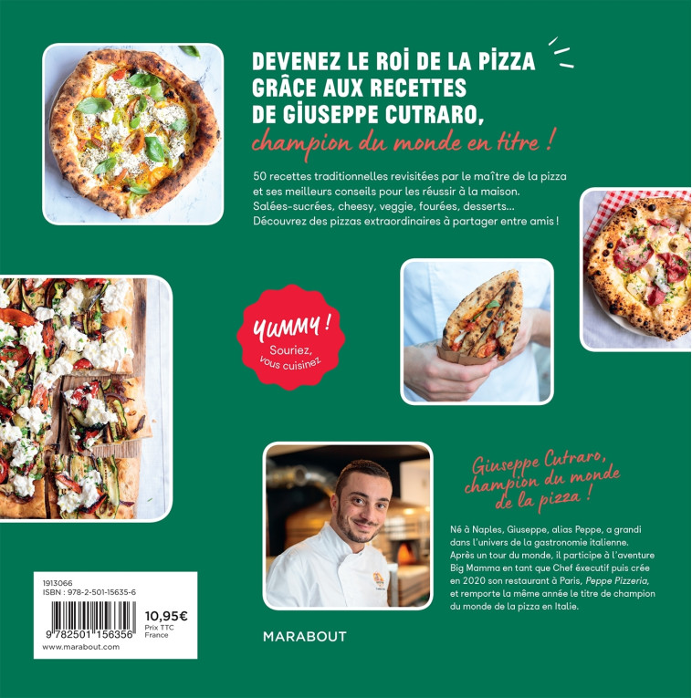 Pizzas napolitaines -  Giuseppe Cutraro - MARABOUT