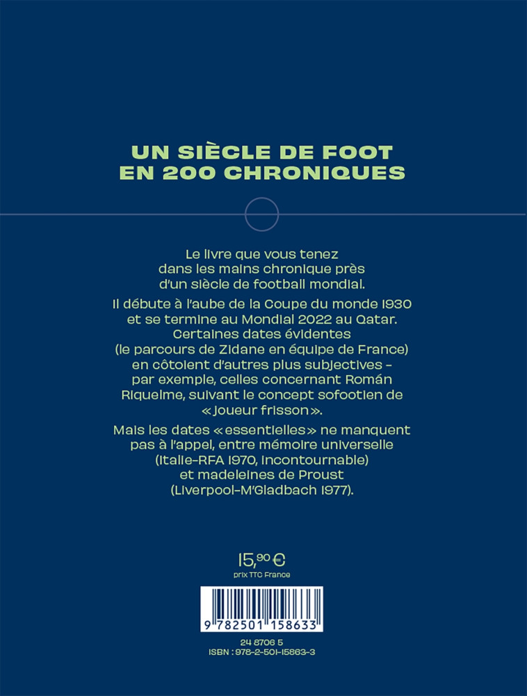 So foot - Nos 200 dates - Chérif Ghemmour - SO LONELY