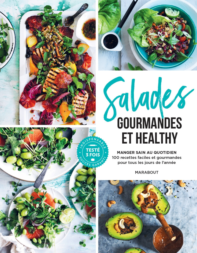 Salades gourmandes et healthy -  ACP - MARABOUT