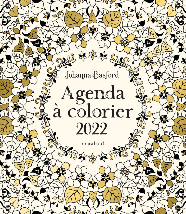 Agenda Basford à colorier 2022 - Johanna Basford - MARABOUT