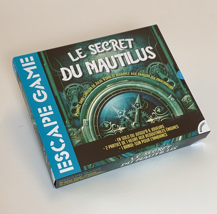 Boîte Escape game - Le secret du Nautilus - Sébastien Onze - MARABOUT