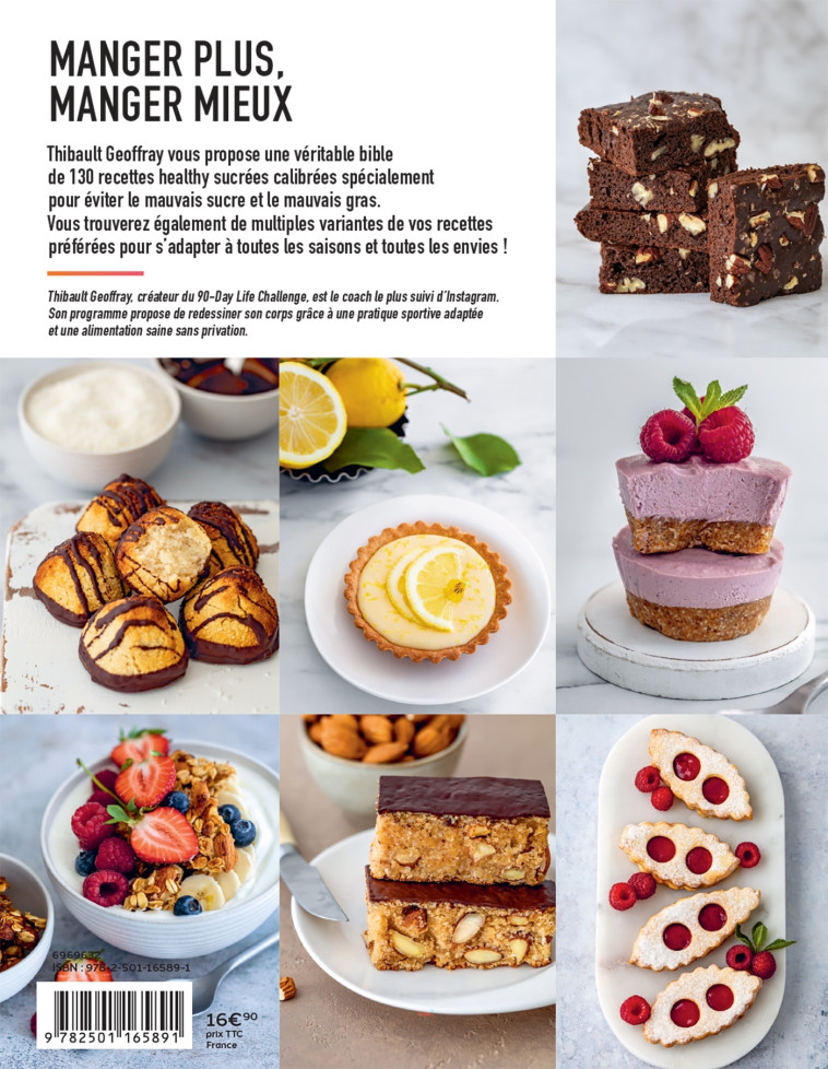 Mes recettes healthy sucrées - Thibault Geoffray - MARABOUT