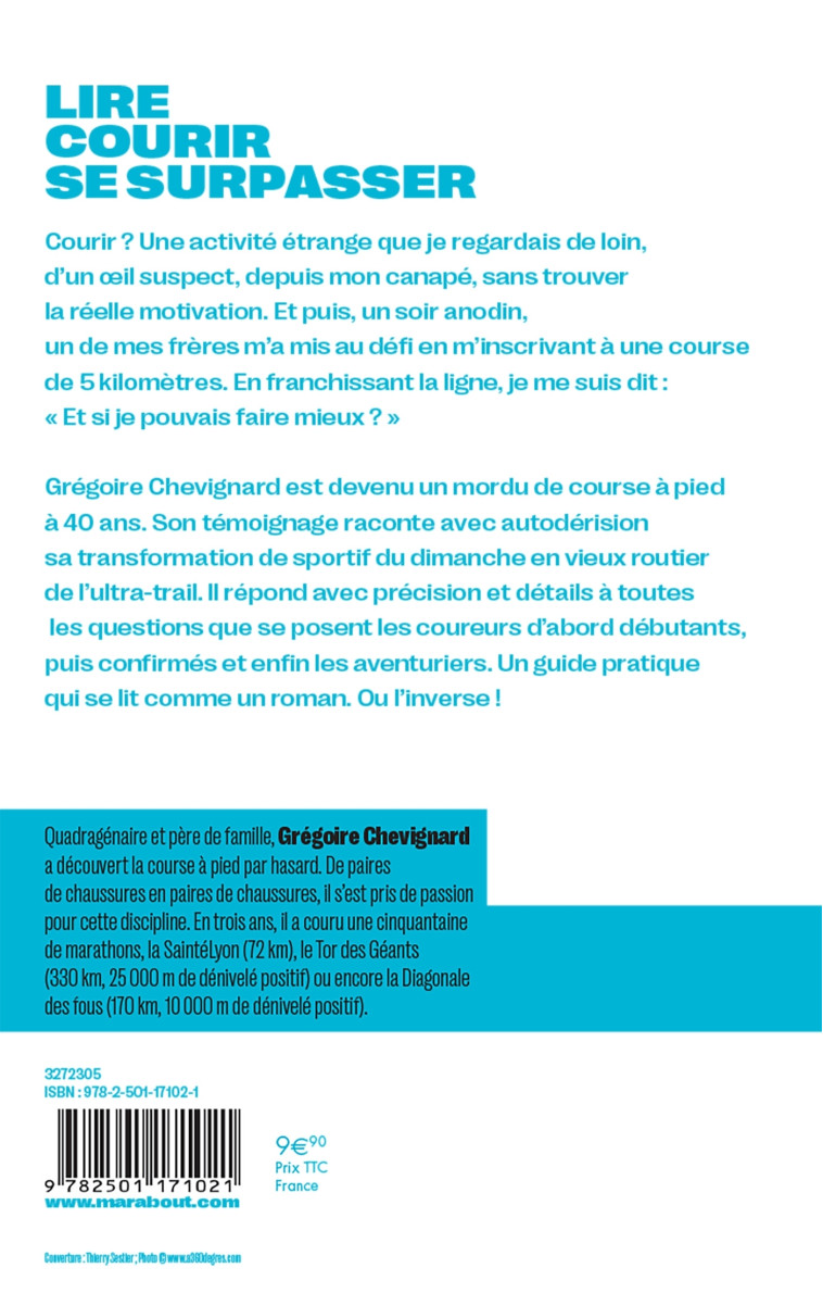 De mon canapé à la course la plus dure du monde - Grégoire Chevignard - MARABOUT