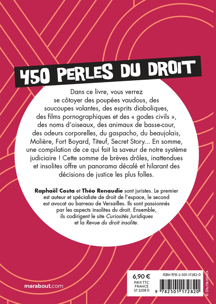 450 perles du droit - Raphaël Costa - MARABOUT