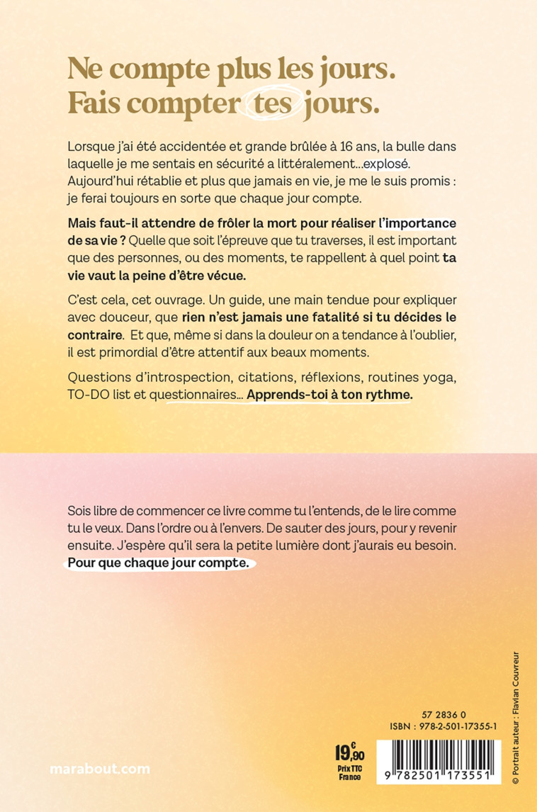 Chaque jour compte - Julie Bourges Douzefévrier - MARABOUT
