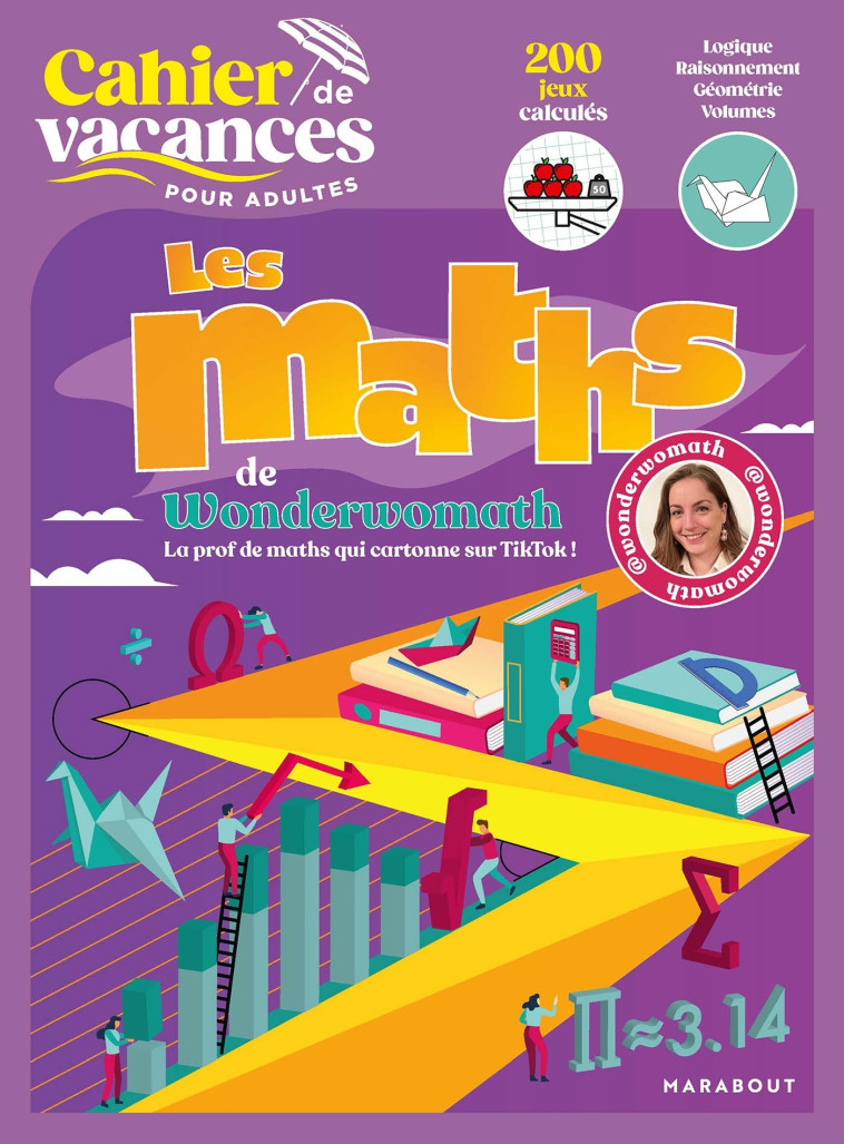 Cahier de vacances Les maths avec Wonderwomaths -   - MARABOUT