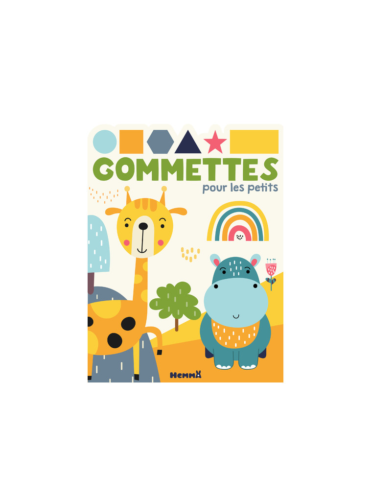 Gommettes pour les petits (Girafe-hippo) -  Collectif - HEMMA