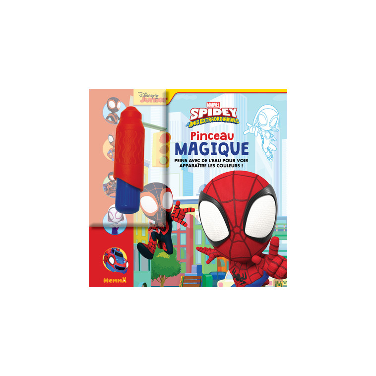 Marvel Spidey et ses amis extraordinaires - Pinceau magique - Peins avec de l'eau pour voir apparaître les couleurs ! -  Collectif - HEMMA