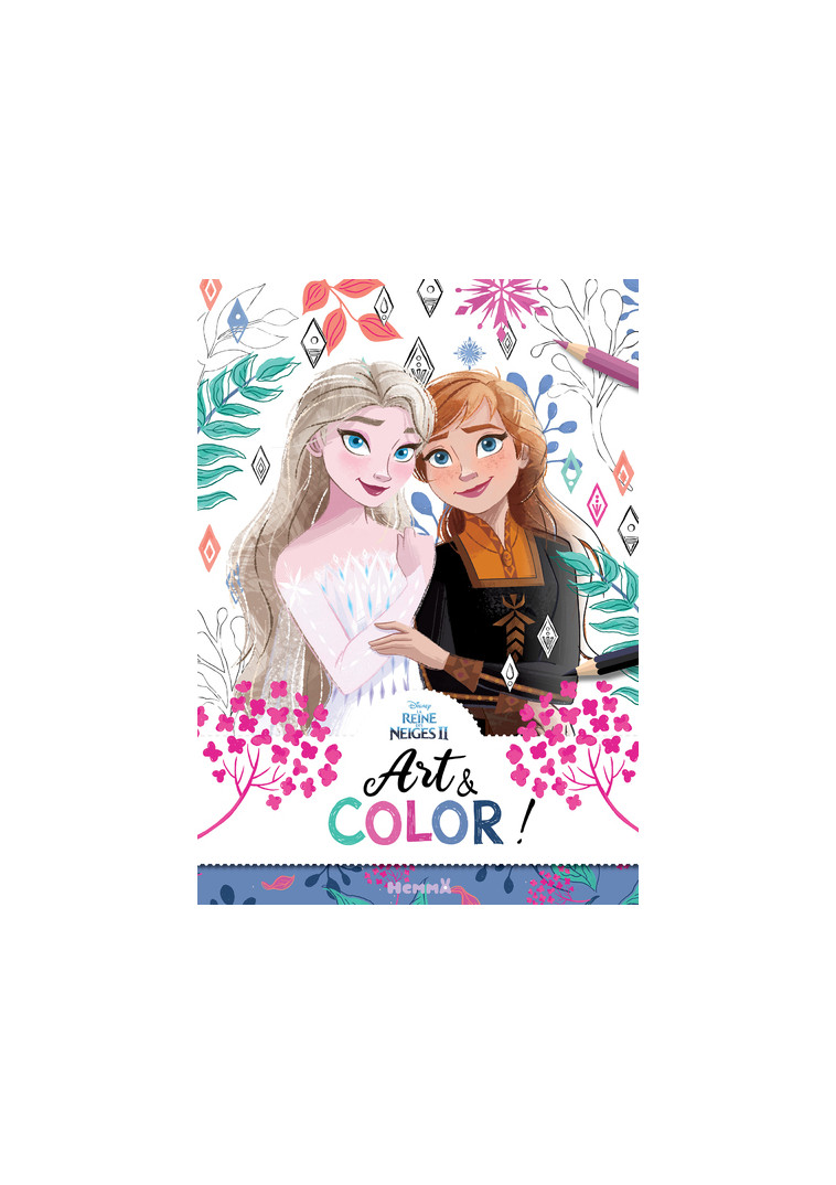 Disney La Reine des Neiges 2 - Art & Color ! -  Collectif - HEMMA