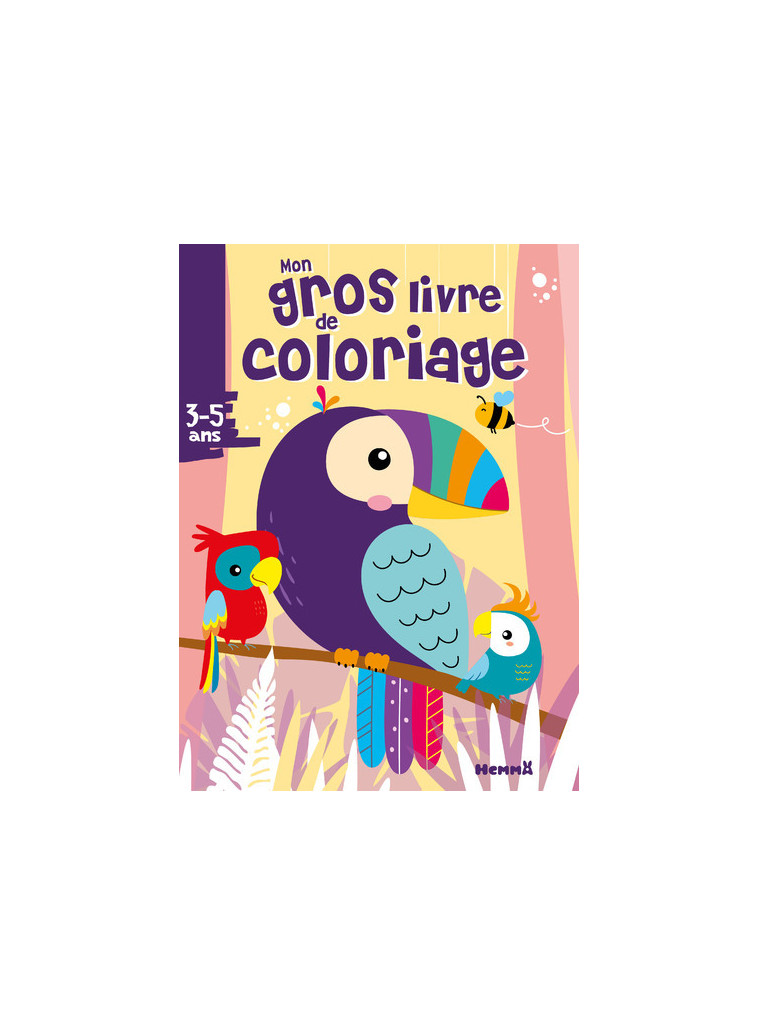 Mon gros livre de coloriage (Perroquets) -  Collectif - HEMMA