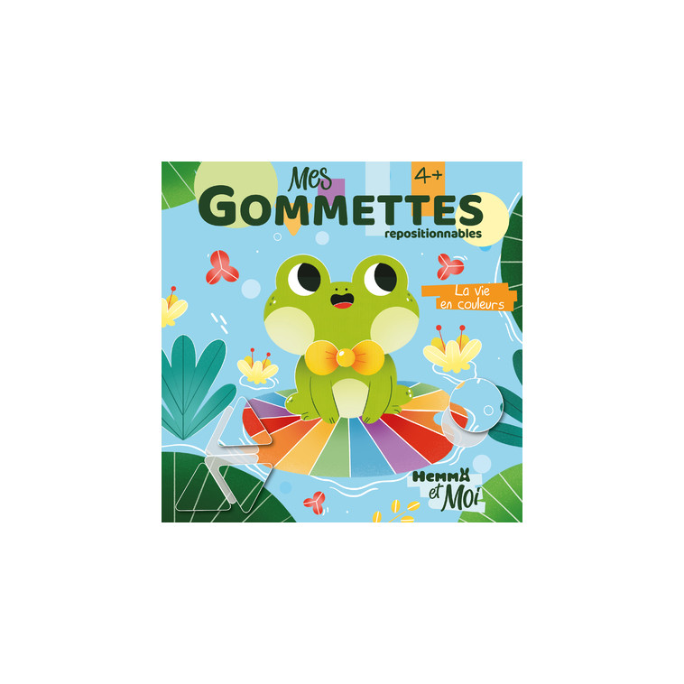 Hemma et Moi - Mes gommettes - La vie en couleurs - repositionnables -  Ahorine - HEMMA