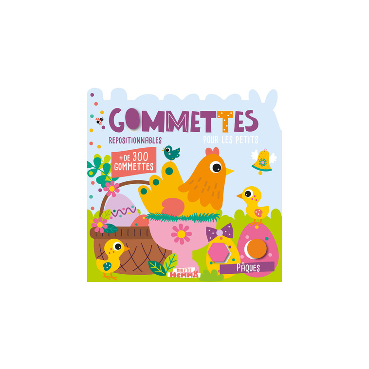 Mon P'tit Hemma - Gommettes pour les petits - Pâques -  Carotte et Compagnie - HEMMA