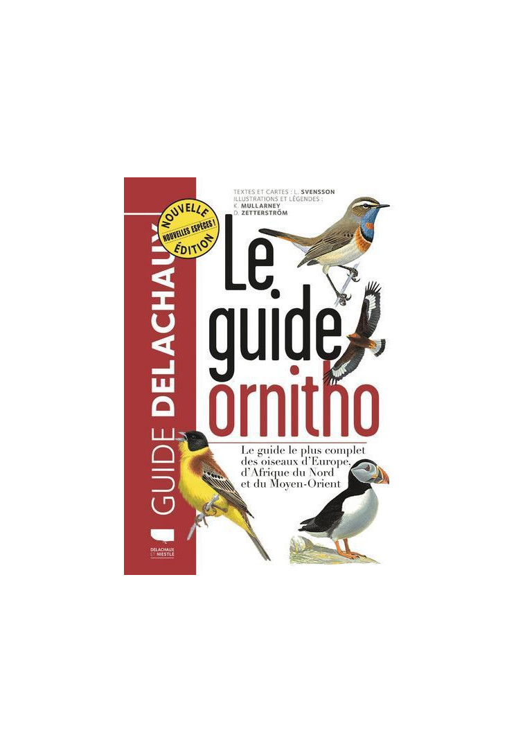 Guide ornitho - Lars Svensson - DELACHAUX