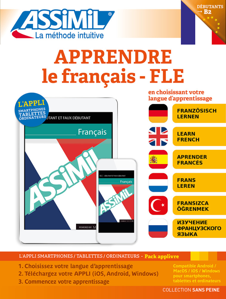 Apprendre le français (version numérique de la méthode collection sans peine) -  Collectif - ASSIMIL