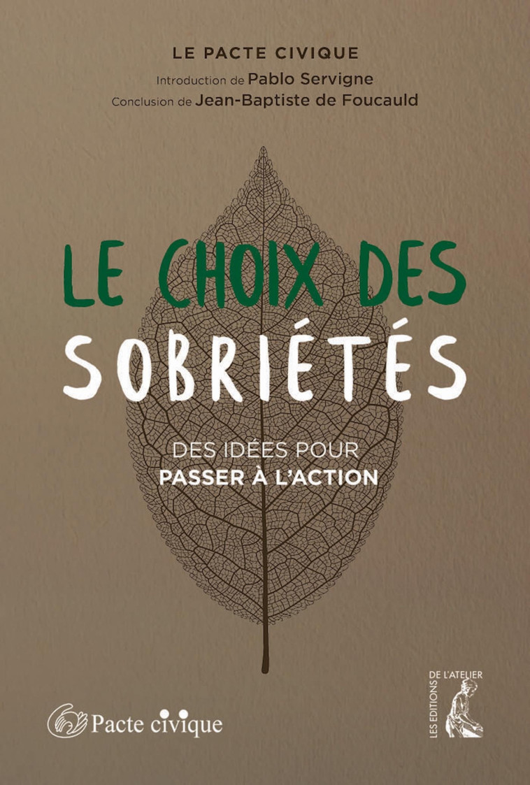 Le choix des sobriétés - Elisabeth JAVELAUD - ATELIER