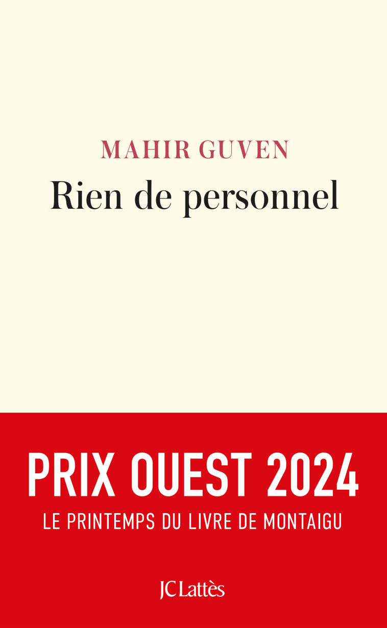 Rien de personnel - mahir guven - LATTES