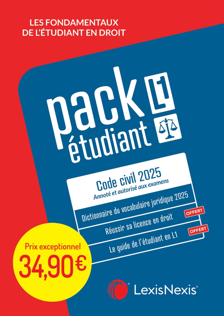 Pack étudiant essentiel 2025 -   - LEXISNEXIS