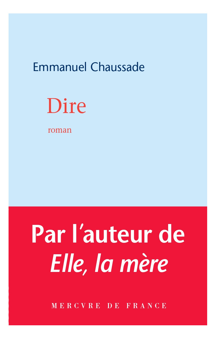 Dire - Emmanuel Chaussade - MERCURE DE FRAN