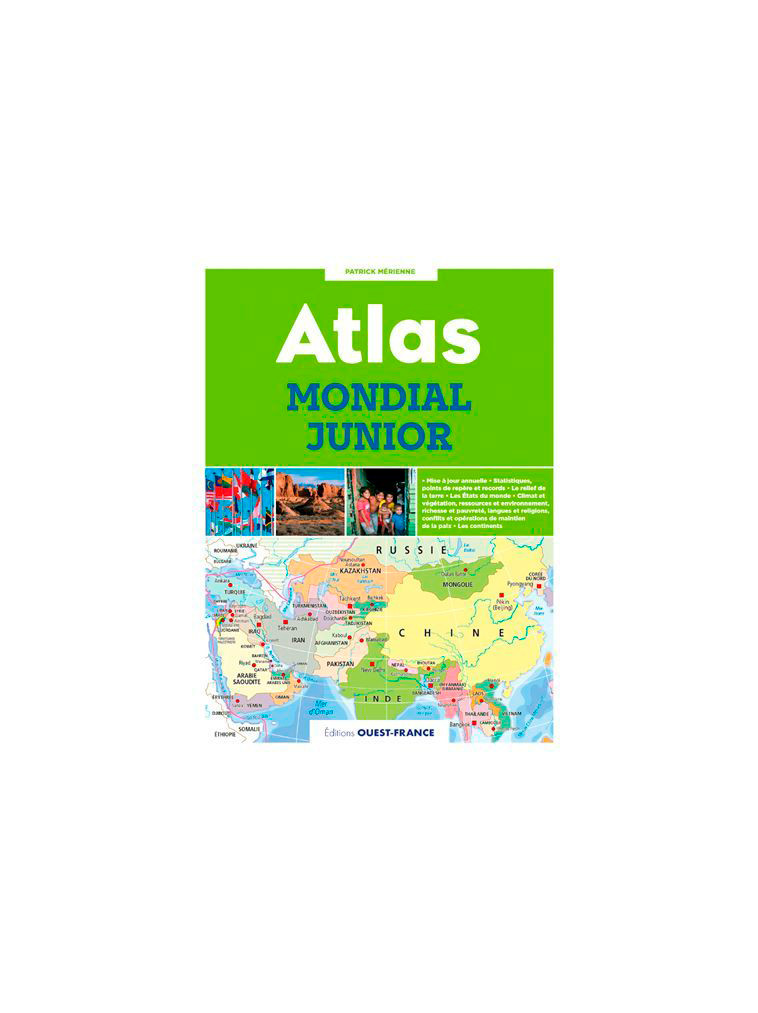 Atlas mondial Junior - Patrick Mérienne - OUEST FRANCE