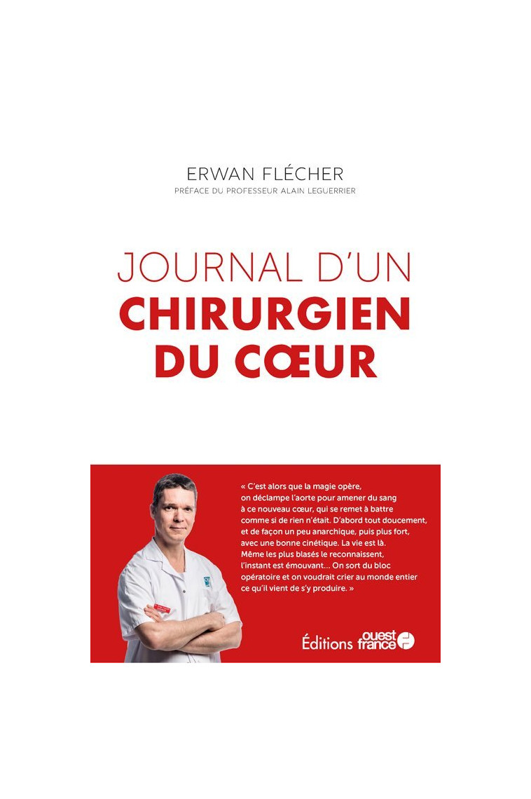 Journal d'un chirurgien du coeur - Erwan Flécher - OUEST FRANCE