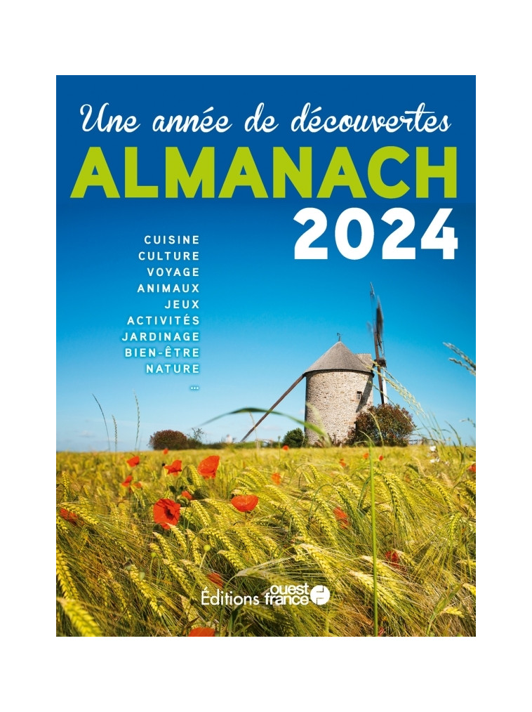 France Almanach 2024 -  Collectif - OUEST FRANCE